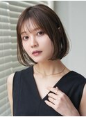 内巻き映えするレイヤーボブ＊