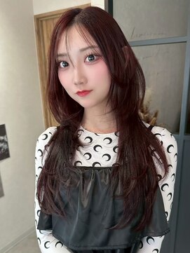 エトワ 中央店(etoi) 大分韓国かき上げレイヤーカット大人レイヤー顔まわりレイヤー