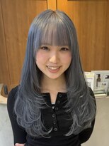 テトラ バイ ネオリーブ 横浜西口店(tetra by neolive)&nbsp;ペールブルー　ハイトーン　ケアブリーチ　レイヤー　横浜★