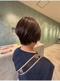 岐阜ショートボブ白髪ぼかしショートカット30代40代50代/北方