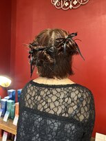 プロスタンセラ&nbsp;短くてもできるお呼ばれヘアセット