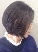50歳からのラフショートボブ