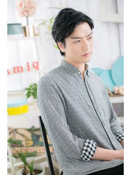 ミック 日暮里店(miq) デキる男の◎アシメショート