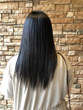 エノモト(ENOMOTO) 髪質改善×黒髪サラ艶ロングナチュラルこなれストレートヘア