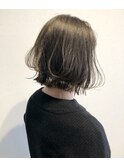 外ハネボブ×オリーブグレー