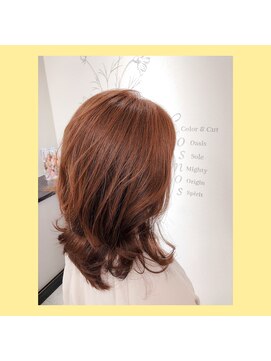 コスモス(Cosmo’s) ミディアムレイヤー×オレンジ