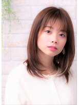 ソア 武蔵小杉(SOAR) ショコラベージュの小顔ベビーバングボブルフカール