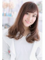 ミック 日暮里店(miq) ミルクティーピンク大人かわいいエアストレートa1