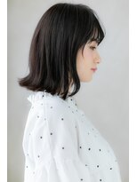 カバーヘア ブリス 北浦和(COVER HAIR bliss) アッシュブラック大人可愛い小顔ボブルフ307Z北浦和20代30代40代