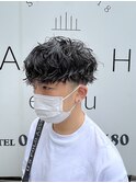 カット×パーマ