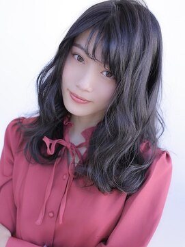 アグ ヘアー デン 新潟江南区店(Agu hair den) 《Agu hair》グレージュで作る大人ロング