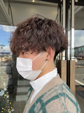 ラテ 伊勢崎(LATTE) 波巻マッシュ/ツイスパ/センターパート