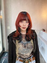 ヘアー アレス(hair ales) エクステウルフ　レイヤーウルフ　ウルフエクステミディアム