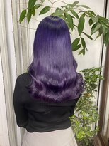 アン(Hair make un)&nbsp;ビビットカラー♪【グレープパープル】