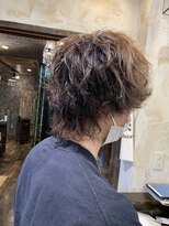 ヘアー クリエイト カルバリ(HAIR CREATE Calbari) メンズウルフパーマ