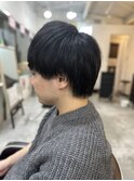 MEN'SHAIR アッシュブラック ウルフ