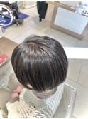 白髪染めからでも明るく変わる【脱白髪染めハイライト】