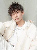 イオ 本厚木(io)&nbsp;マッシュショート波巻きスパイラルパーマハイライト