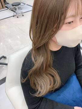 ガレリアエレガンテ 栄店(GALLARIA Elegante) アッシュベージュ　×   ロング