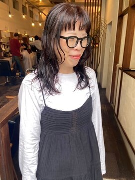 モク 大阪梅田店(MOK) 【ゆるニュアンス】ウェーブミディ