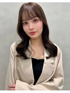 エジョン 八幡山店(Aejon) レイヤーロング/ヘルシースタイル/韓国ヘア/ベビーピンク/調布