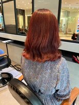 ダブル(W) ブラウンレッド/くびれヘア