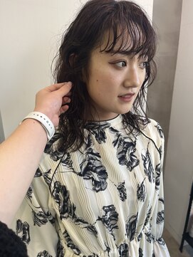 イル(ill) パーマ ミディアム チェリーレッド 大須