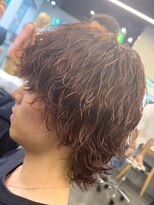 フィフスパーク(fifth PARK)&nbsp;渋谷メンズハイライトメンズメッシュマッシュウルフパーマ