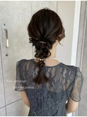 結婚式お呼ばれヘア