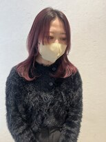 リック(Ric by KENJE)&nbsp;ウルフレイヤーカット×チェリーレッド