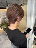 【ダブルカラーで作る】大人のピンクベージュ