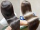 ショコラ アン 横須賀中央の写真/ナチュラルな質感でツヤ感も手触りもアップ！髪質に合わせた施術で自然な仕上がりに。憧れのサラ艶ヘアに♪