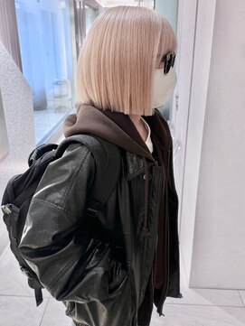 ホープ(hope) ブロンドボブ/カット/ブリーチ/ケアブリーチ/大阪/梅田