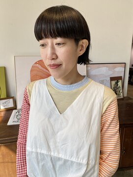 ヘアーアイストゥーレ(HAIR ICI TRE) 20代30代40代ミニボブショコラアッシュ透明感小顔ブリーチなし