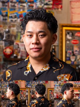 サンアンドマーリィズバーバー 駅前店(SON&MARLEY'S BAR BER) ハードラルフカールスタイル/厚木バーバー/厚木フェード