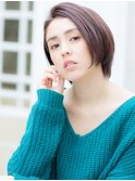TRE南流山　ヘルシースタイル☆チェリーレッド小顔マッシュボブi