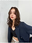 レイヤーパーマ前髪パーマミディアムパーマ
