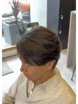 エッジ(EDGE)&nbsp;大分メンズ毛流れニュアンスフェザーパーマ刈り上げショート