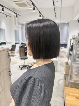 ビューバイネオリーブ 用賀店(Beau'r by neolive) くびれヘア縮毛矯正アプリコットオレンジ夏ハイライト《用賀》