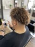 《メンズ》カット+パーマ　￥8250