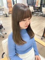 ルアン 上通り(ruen) 艶髪 大人くすみベージュカラー ruen 熊本 田口紗羅