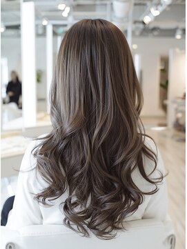 アース 相模大野店(EARTH) 冬トレンド◎暗めグレージュロング×赤み消しカラー