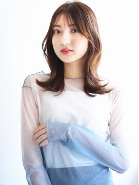 グランド(GRAND) セミロング30代40代ストレートレイヤー前髪なし前髪あり表参道