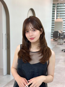 ライズ ネックス ザ サロン 渋谷(LIZE nex the salon) 【小顔レイヤーカット　前髪あり　＃11】#渋谷駅#韓国#髪質改善