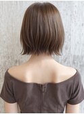 20代30代◎韓国風ミルクティーベージュボブ×くびれ外ハネp浦和