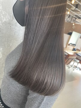 リアン(Lien) グレージュ/ダブルカラー/ブリーチなし/髪質改善/レイヤーカット