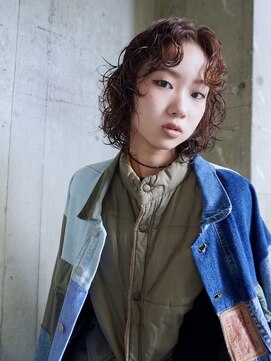 レイヤーパーマ/レイヤーボブ/ミディアムパーマ/ボブパーマ