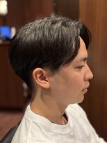 ヒロギンザ 田町店(HIRO GINZA)&nbsp;メンズ　ニュアンスパーマ　センターパート　三田　田町　芝