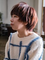 ヘアークラフト(Hair Craft)&nbsp;ニュアンスパーマ×ショートウルフ/岡山/ピンクブラウン