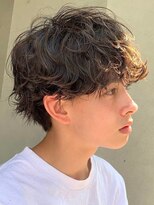 レタッチバイフィフス 大阪梅田(RETOUCH by fifth) 梅田シャドウパーマ波巻きパーマルーズパーマラウンドマッシュ◆